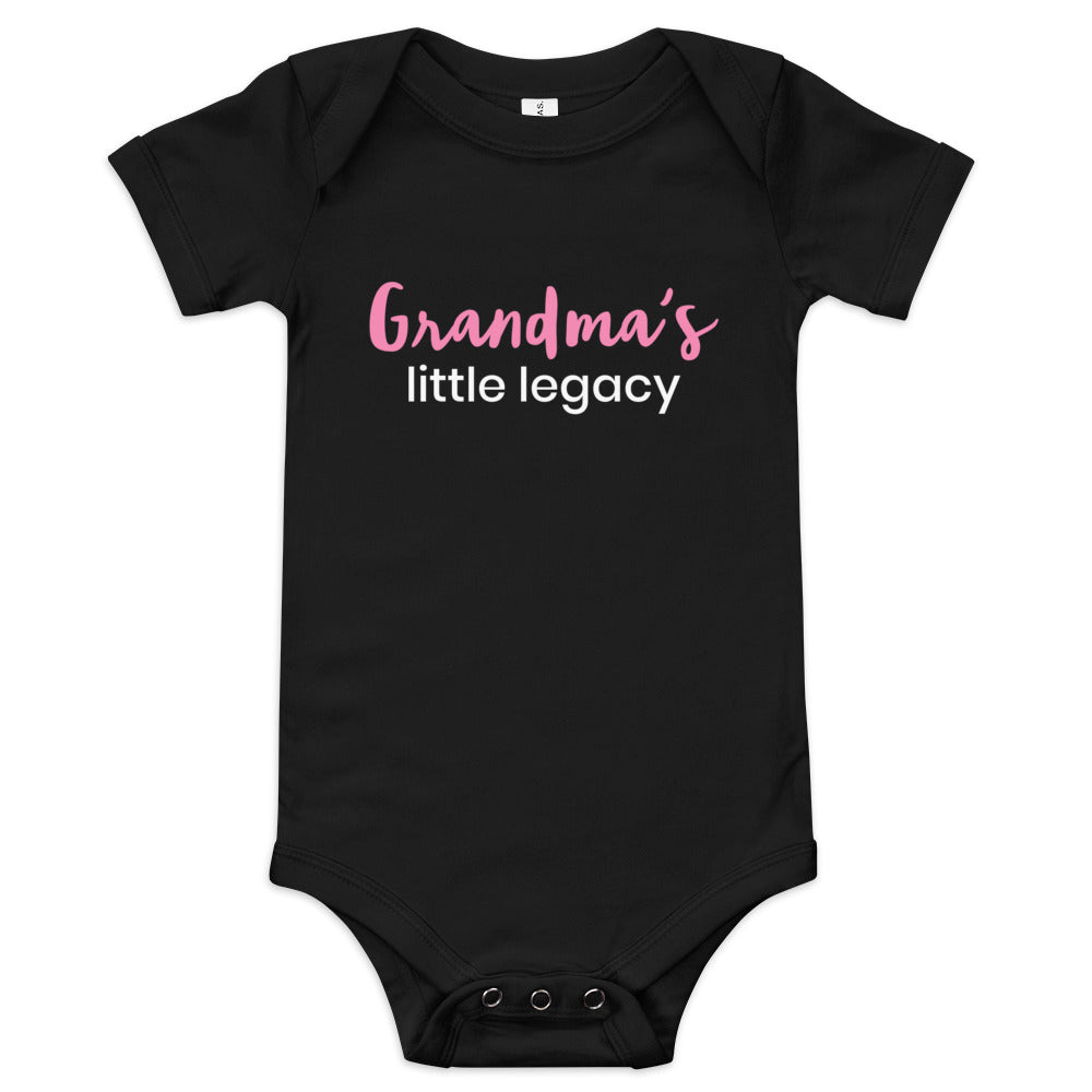 Grandma's  Little Legacy Baby Short Sleeve Bodysuit