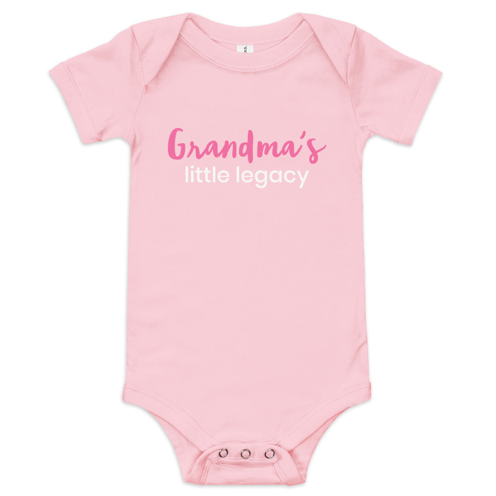 Grandma's  Little Legacy Baby Short Sleeve Bodysuit